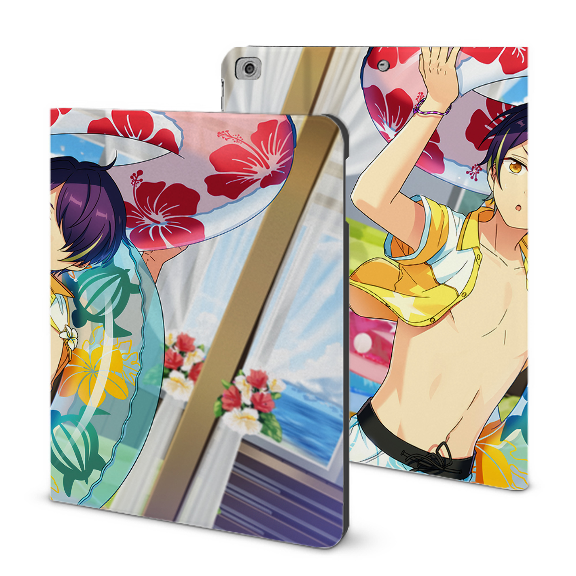 （画像用） あんさんぶるスターズ! Ensemble Stars IPad ケース ブック型 PUレザー TPU 耐衝撃 軽量 薄型 ペン収納なし 全面保護 IPad 各モデル対応